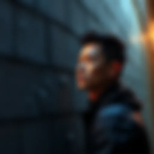 A person looking thoughtful while facing a wall, symbolizing the struggles behind achieving success