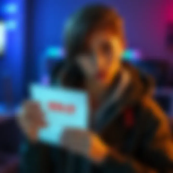 A person looking upset while holding a note about a sold MK3 Survivor BP, reflecting on their mistake