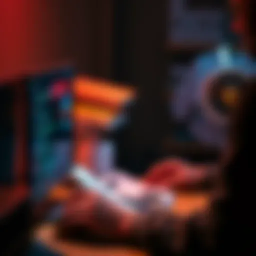 A person sorting through digital files on a computer, choosing methods for document storage without using the A drive.