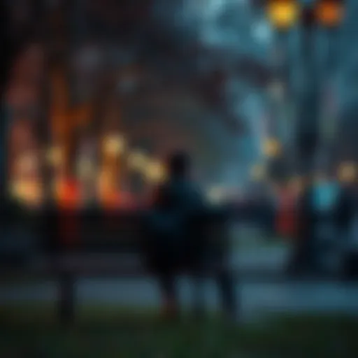 A person sitting alone on a park bench looking thoughtful, symbolizing reflection on a significant life choice.