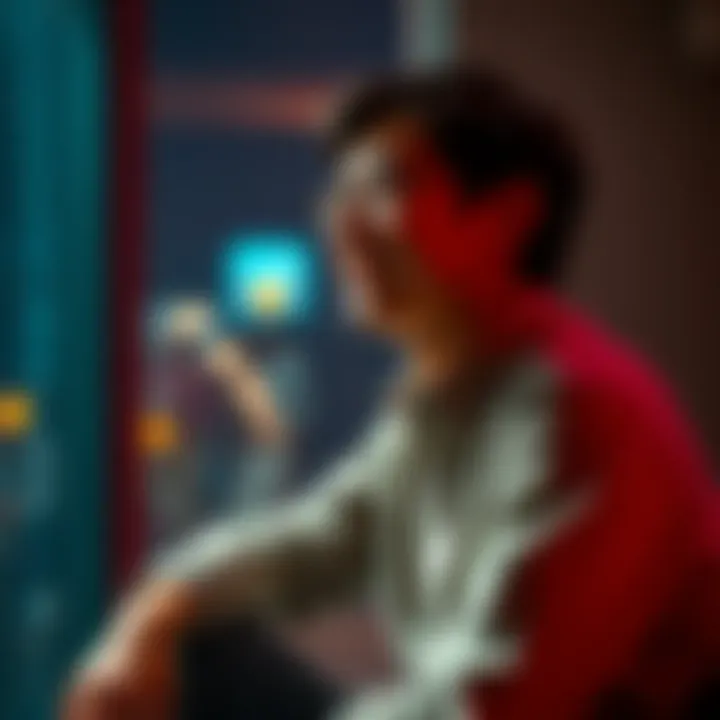 A person reflecting on laughter A person sitting alone with a thoughtful expression, recalling moments of laughter and lessons learned from life's unexpected changes.