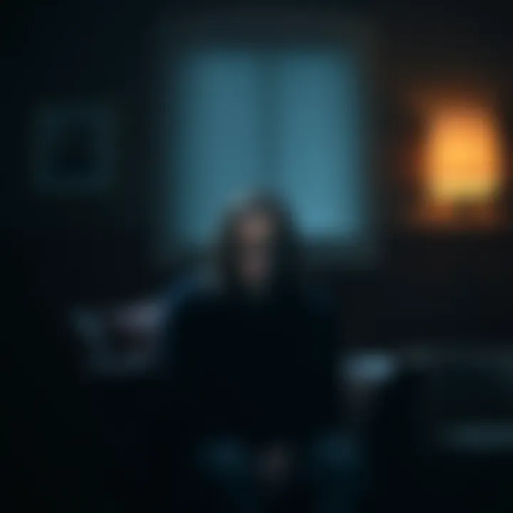 A person sitting alone with a somber expression, reflecting on feelings of betrayal and lost trust in a dimly lit room.