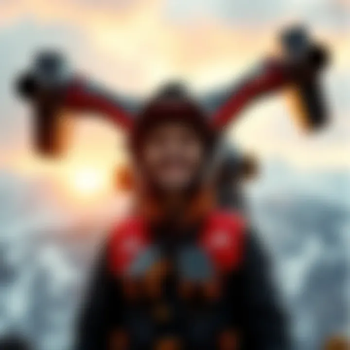 Person with Anvil IV gear outdoors A person stands outdoors with Anvil IV gear, showing a mix of excitement and anticipation for the adventure ahead.