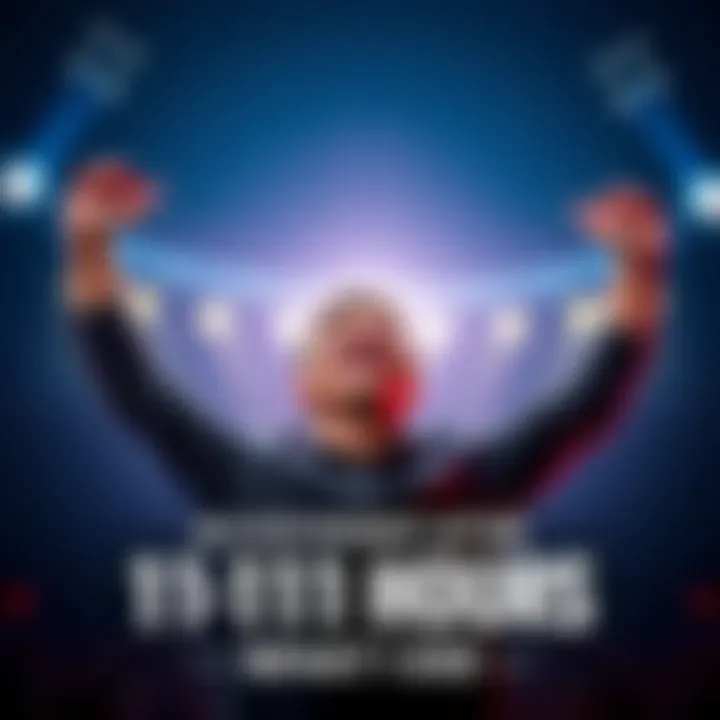 A person smiling and raising their arms in celebration after achieving a major goal after working for hours