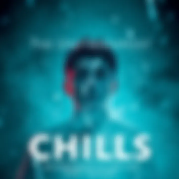 A person standing with goosebumps, eyes wide open, showing signs of fear and anxiety.