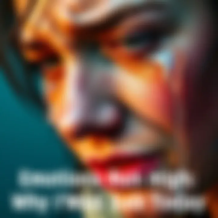 Person Crying A close-up of a person with tears streaming down their face, showing deep emotion and vulnerability.