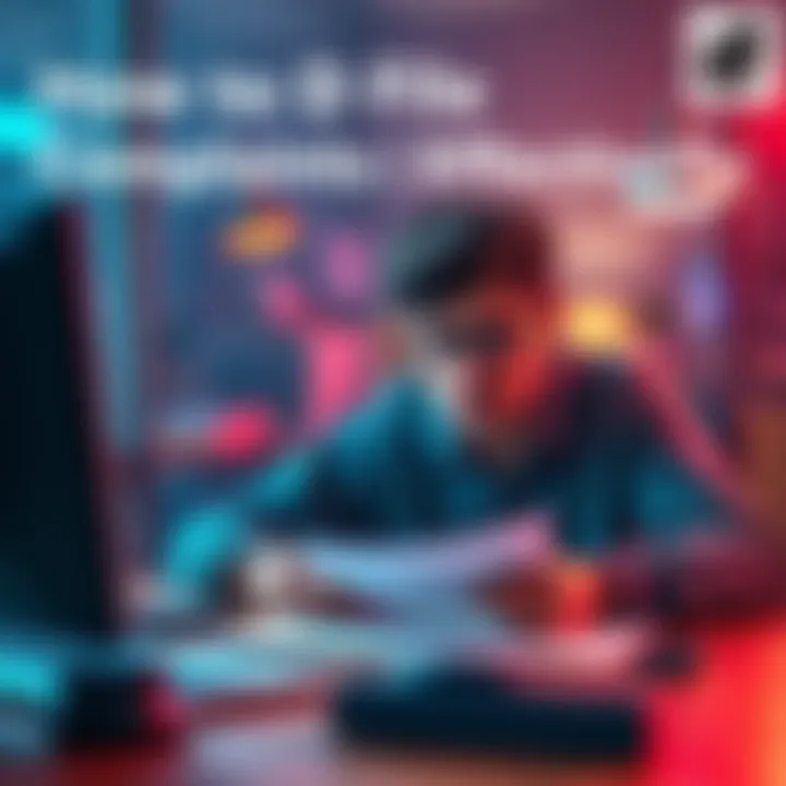 Person filing a complaint An individual at a desk submitting a complaint form with a concerned expression