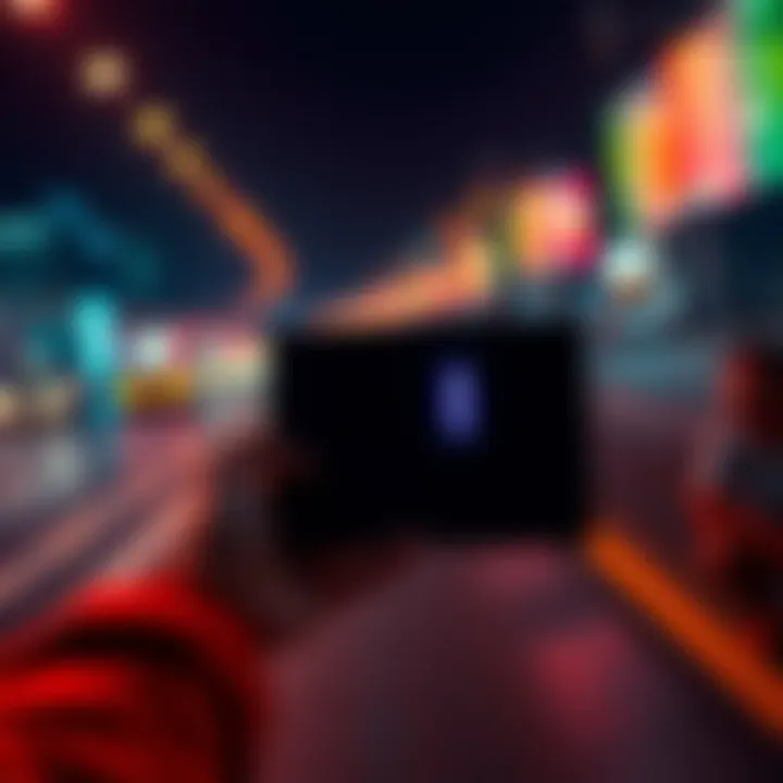 A person holds a barely used PC with a 512GB storage after a long drive