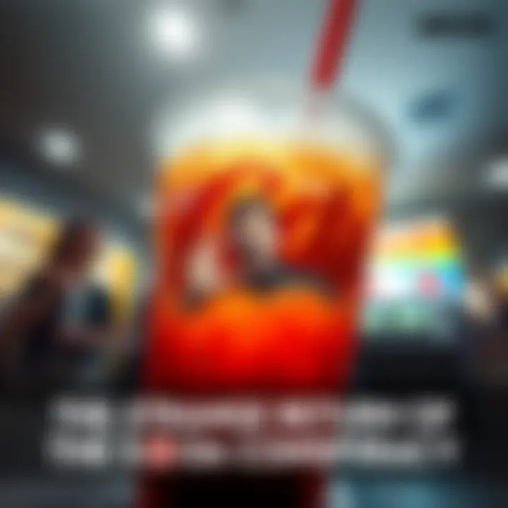 Person Inside Soda A person is seen inside a giant soda cup, looking confused and surprised.