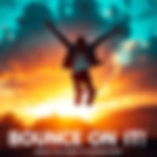 A person jumping in the air with arms raised, symbolizing seizing opportunities