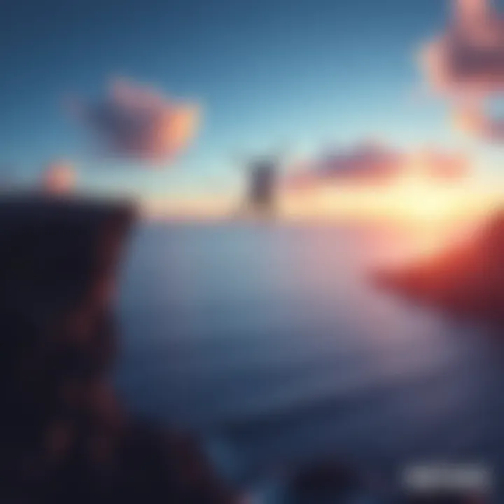 Individual leaping off a cliff into the sea, symbolizing bold life choices and faith