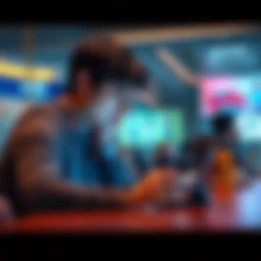 A person sitting at a table, looking away from their smartphone with a frustrated expression while waiting for a response from the device.