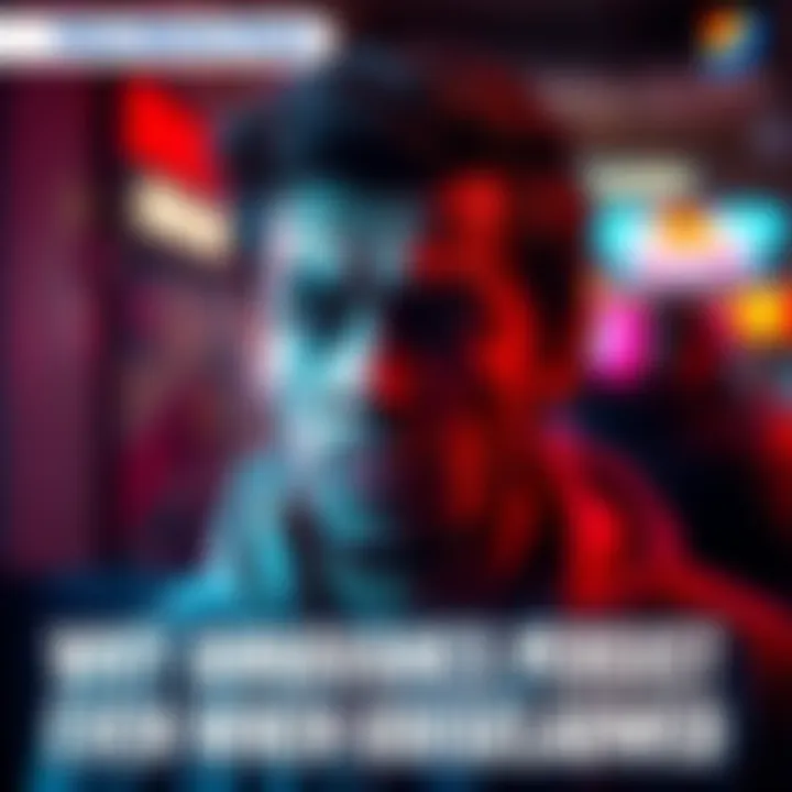 Individual showing frustration while thinking about annoying situations