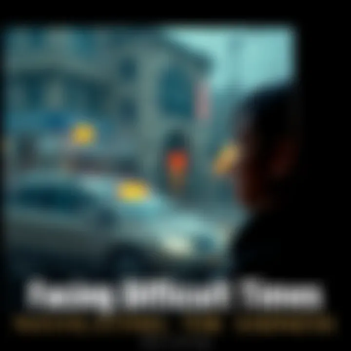 A person with a thoughtful expression gazes out a window, rain trickling down the glass, reflecting feelings of sadness and contemplation.