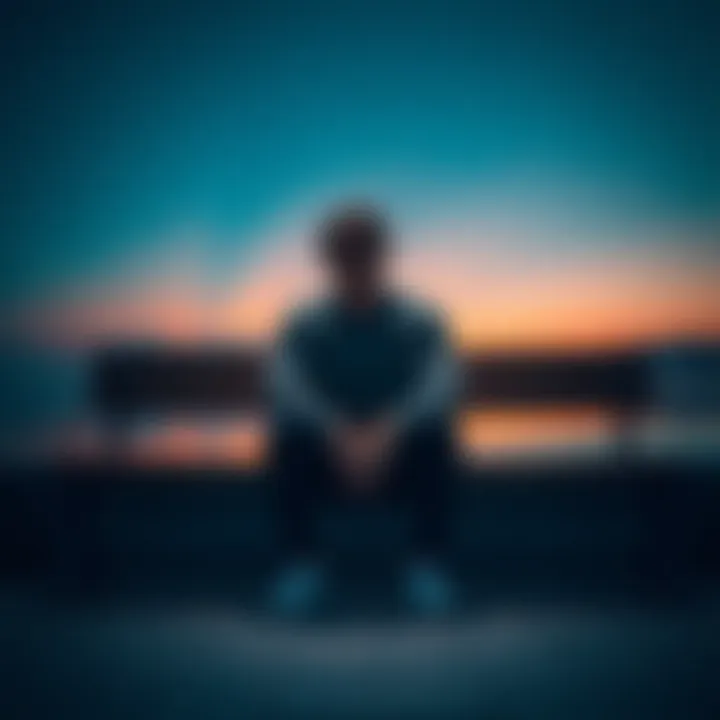 A person sitting alone on a bench, looking down with a sad expression, symbolizing feelings of disappointment.