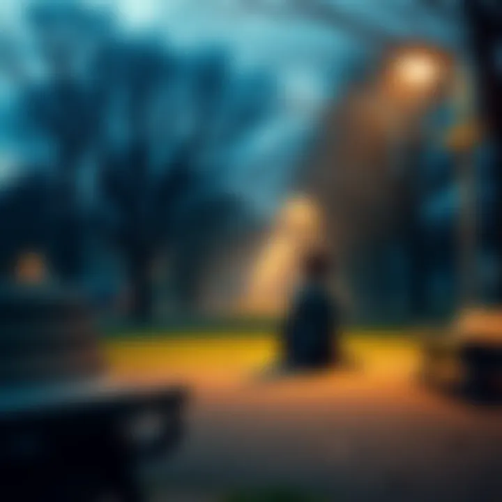 A person sitting alone in a park, looking thoughtful as they reflect on past decisions, symbolizing late realizations in life.