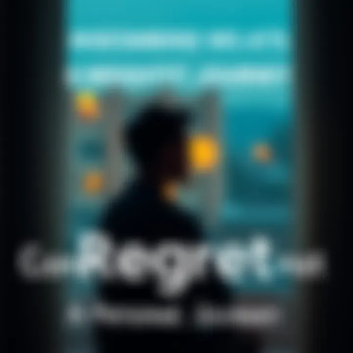 A person sitting alone by a window looking thoughtfully outside, with a somber expression, symbolizing the weight of regret.