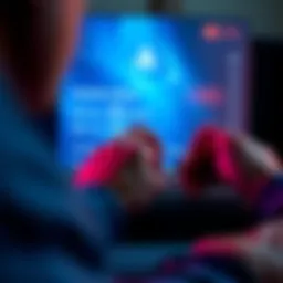 Person securing PlayStation account Individual changing security settings on a PlayStation console to protect their account from hacking