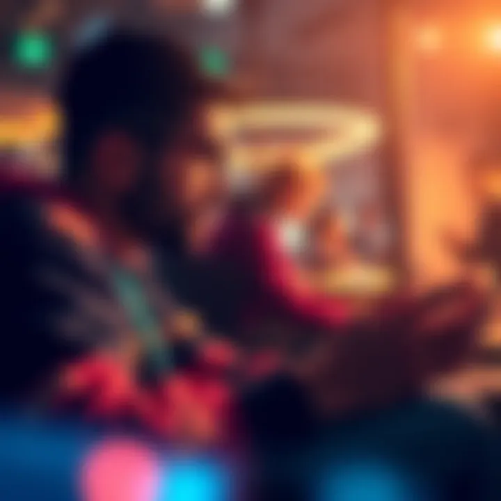 Individual discussing ideas on forums