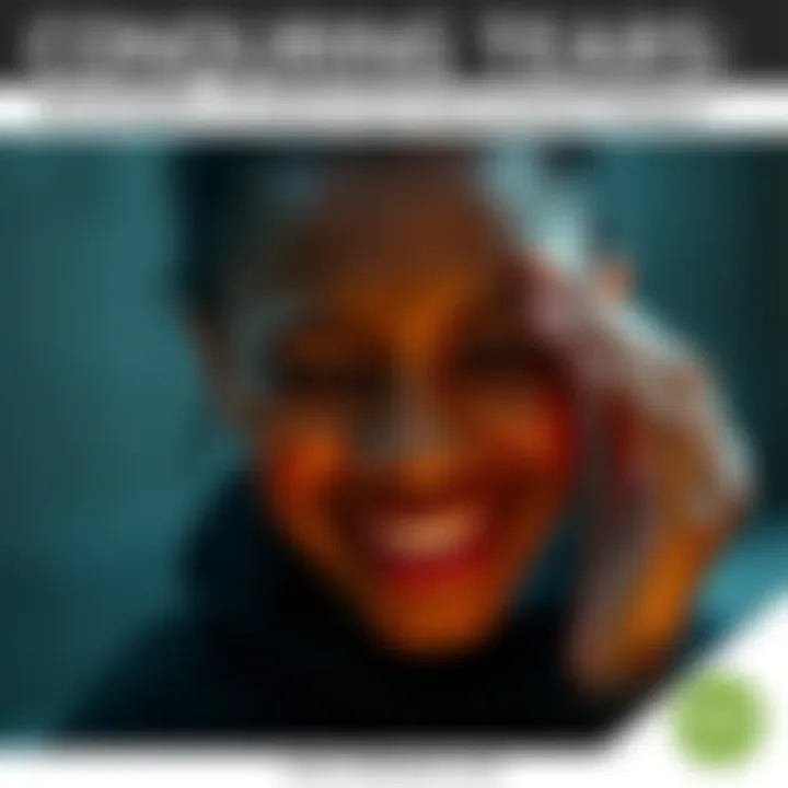 A person wiping tears away with a smile, symbolizing overcoming sadness and finding emotional balance.