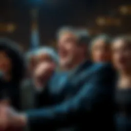 A person making a controversial statement while a group reacts with surprise and disbelief, showcasing the tension of the moment.