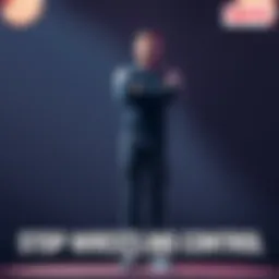 Person standing strong Individual standing confidently with arms crossed, symbolizing empowerment and taking control of their life.