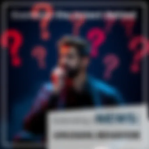 A person sitting with a thoughtful expression, surrounded by question marks, symbolizing exploration of human behavior