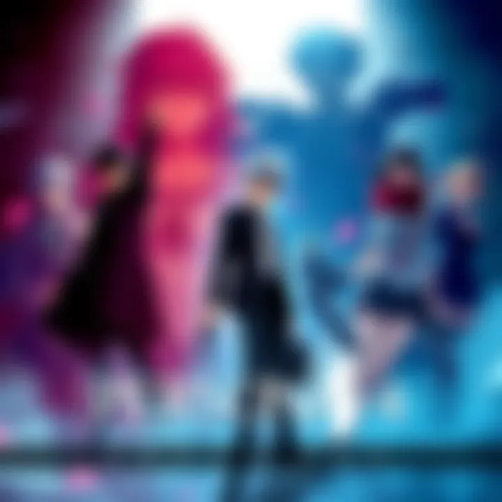Artwork showcasing achievements for Persona 4 Revival with iconic characters and gaming elements
