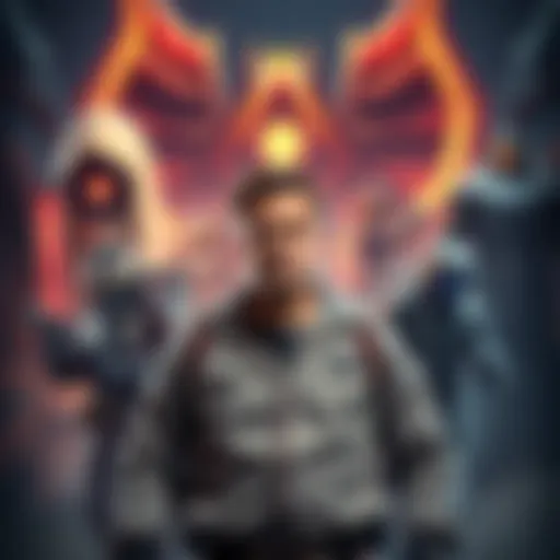 A person named Pete stands confidently in front of gaming icons, highlighting his impact on the industry