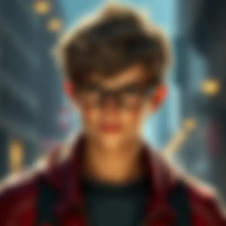 Peter Parker character model from PS4 with TASM 2 inspired hairstyle, featuring stylish, messy hair and a casual look.