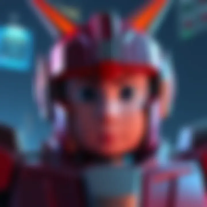 Peter Griffin with enlarged pupils resembling anime style in a Megazord scene