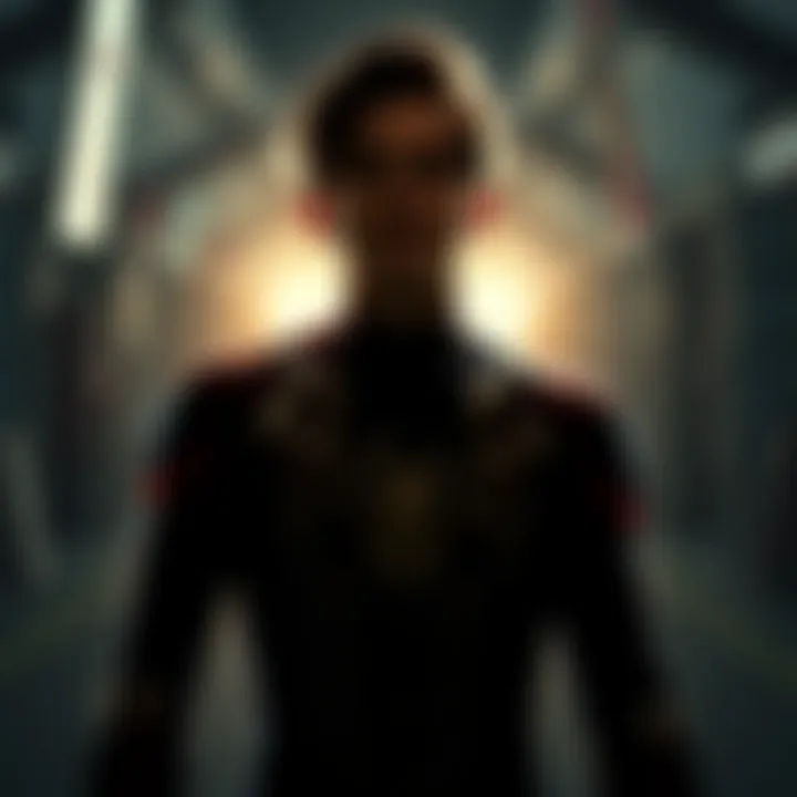 Peter Parker stands in shadows, filled with grief and rage after Mary Jane's death, hinting at a darker turn in Spider-Man's story.
