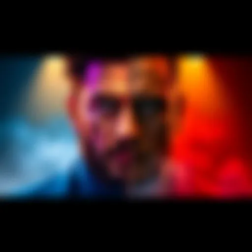 A split image showing two contrasting opinions on Peter's redesign, one side features positive feedback with vibrant colors, the other side displays criticism with dark tones.