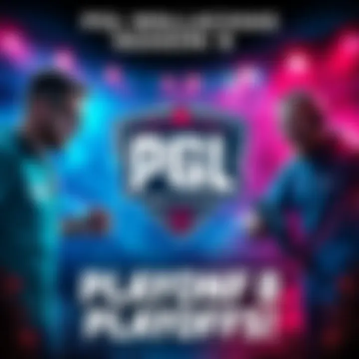 PGL Wallachia Season 8 Playoffs Teams competing in the PGL Wallachia Season 8 Playoffs, including action shots of players and game graphics.