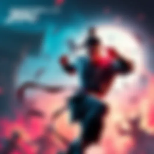 A dynamic scene from Phantom Blade Zero featuring a kung fu fighter in action against a colorful backdrop, symbolizing the game's unique setting.