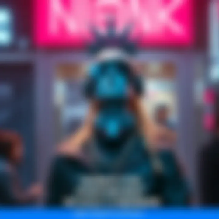 A digital artwork showing a character in a cyberpunk setting, with limited physical features and no cyberware, conveying a sense of restriction and narrative depth.