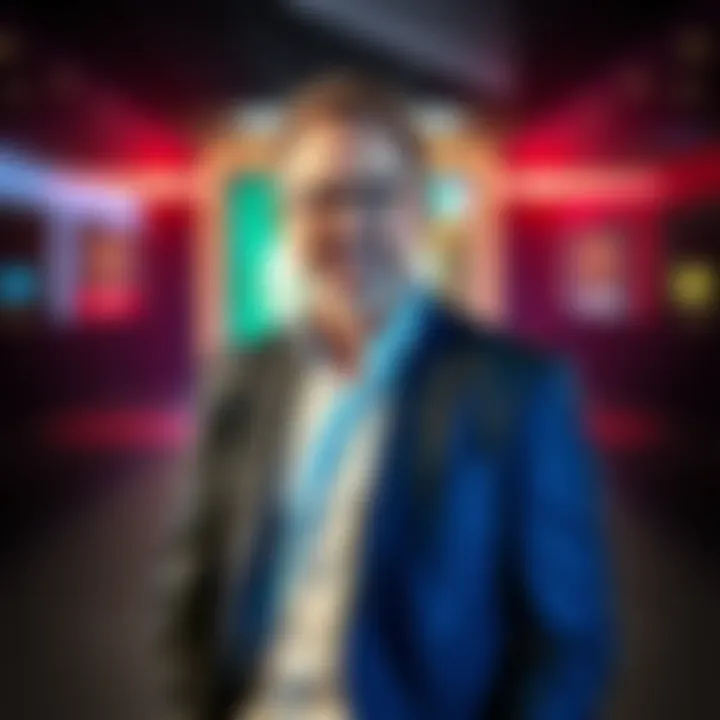 Phil Rogers Announced as CEO Phil Rogers stands confidently as the new CEO of Embracer Group, showcasing his leadership presence.