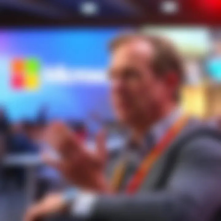 Phil Spencer discussing his 38-year career at Microsoft in a conference setting