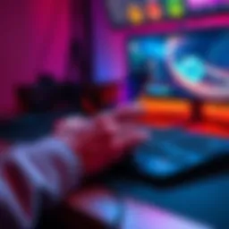 A person plugging a phone's USB C charger into a Steam Deck while gaming