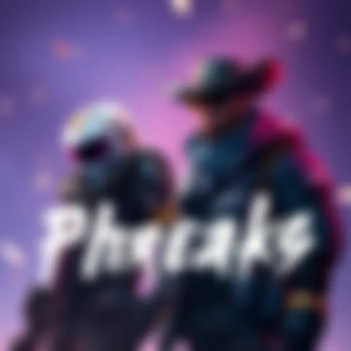Two characters representing the Phreaks stand together, with one wearing a tech-inspired outfit and the other in a rugged, outlaw style, hinting at their roles in the Talon and Overwatch stories.