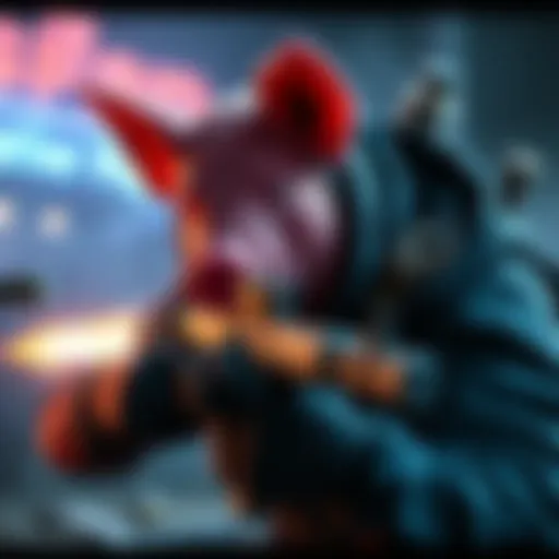 A visual representation of the Pigs Perk with a focus on a ranged killer like Deathslinger, showcasing tactical gameplay elements.