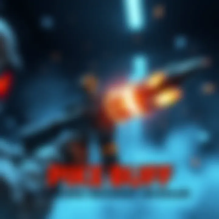 A digital illustration of the Pike weapon displaying its powerful headshot feature, with a target being hit by three bullets, emphasizing increased damage in gameplay.