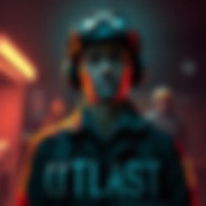 A pilot character stands with a worried expression in a dark and eerie environment, reflecting the emotional struggles in Outlast 2.