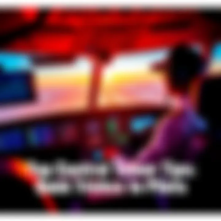 A pilot focused on instruments in a control tower, with flight plans and screens visible