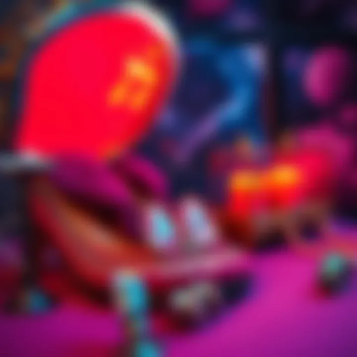 Pink Milky Way Heirlooms Collection A display of Pink Milky Way Family Heirlooms featuring vibrant colors, magical elements, and unique designs that blend ember and frost themes.