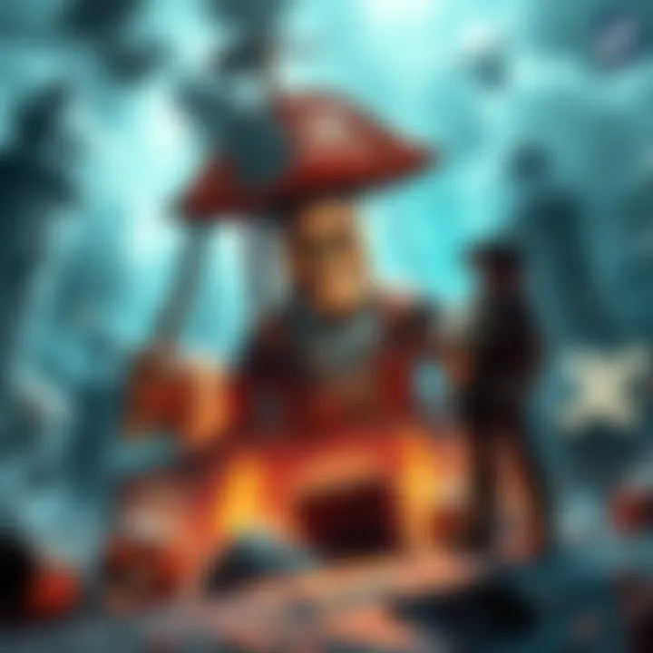 Players exploring the pirate world in the game Pirate Software False DMCA on Steam