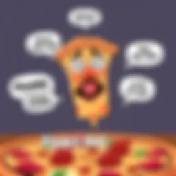 Pizza990 Meme A humorous illustration featuring a cartoon pizza character with exaggerated facial expressions, surrounded by funny text bubbles referencing the Pizza990 meme trend.