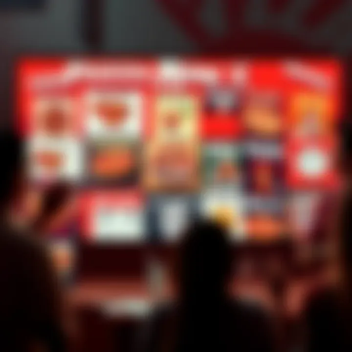 A collection of humorous pizza torture memes displayed on a screen with people laughing in the background.