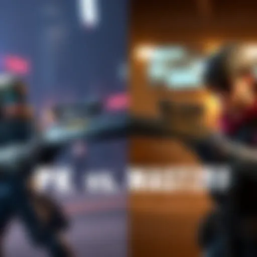 PK vs Mastiff Shotguns A side-by-side comparison of the PK and Mastiff shotguns with player characters Newcastle and Maggie in the background, showcasing gameplay action.