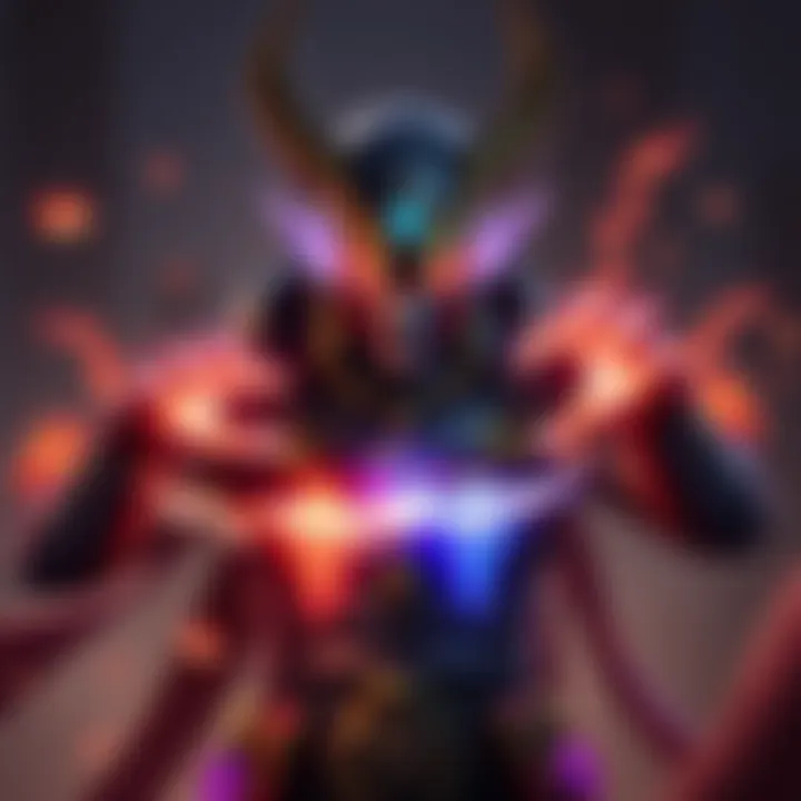 A character named Placidusax showcasing enhanced abilities with Godfrey Icon and Lightning Scorpion Charm talismans in a combat setting.